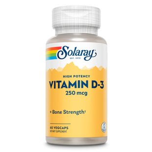 Вітамін Д3 10.000 IU, Super Strength Vitamin D-3 250mcg - 60 vcaps 2022-10-1800 фото