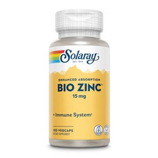 Bio Zinc 15mg - 100 vcaps 2023-10-3154 фото