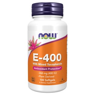 E-400 Mixed Tocopherols - 100 sgels 2022-10-0668 фото