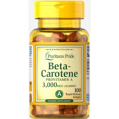 Beta-Carotene 10000 IU - 100 softgels 100-57-4058307-20 фото