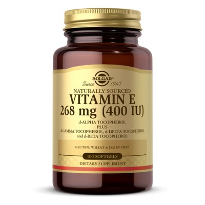 Vitamin E 268 mg (400 IU) Mixed - 100 softgels 2022-10-1553 фото