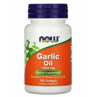 Garlic Oil 1500 mg - 100 softgels 100-71-9999176-20 фото