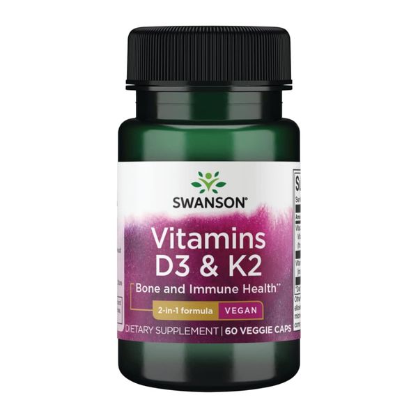 Vitamins D3 & K2 2000 Iu & 75mcg - 60 vcaps 2023-10-3393 фото