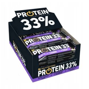 Протеїнові батончики, Protein 33% Bar - 25x50g Chocolate 2022-09-0283 фото