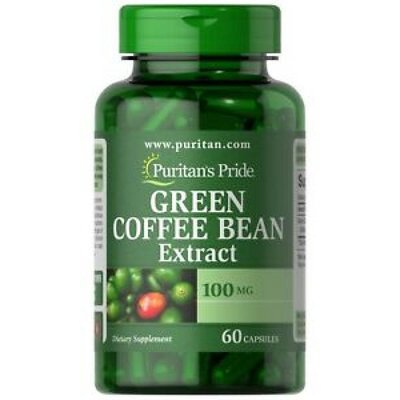 Green Coffee bean Extract 100 mg - 60 caps 100-92-1697916-20 фото
