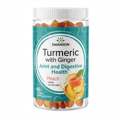 Turmeric with Ginger - 60 Gummies Peach 2022-09-1089 фото