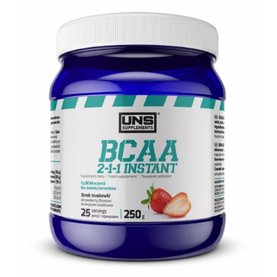 BCAA 2-1-1 Instant - 250g Strawberry 100-78-3895405-20 фото