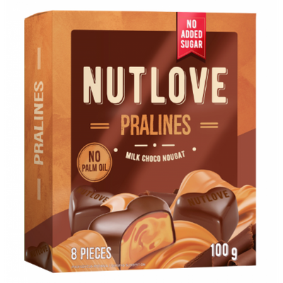 Nutlove Pralines - 100g Milk Chocolate Nufat 100-55-8131638-20 фото