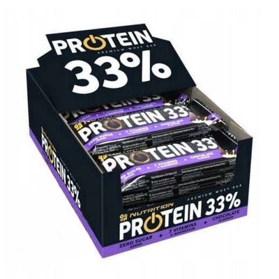 Protein 33% Bar - 25x50g Chocolate 2022-09-0283 фото