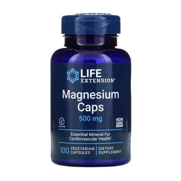 Magnesium Caps 500 mg - 100 vcaps 2022-10-1887 фото