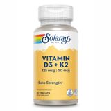 Витамин Д3 с К2 , Vitamin D3 + K2 5000IU - 60 vcaps 2022-10-1035 фото