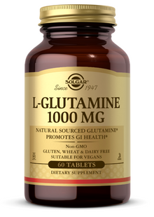 L-Глютамін, L-Glutamine 1000 mg - 60 tab 100-94-8789501-20 фото