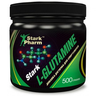 L-Глутамин, Stark L-Glutamine Powder - 500g 100-78-1120593-20 фото