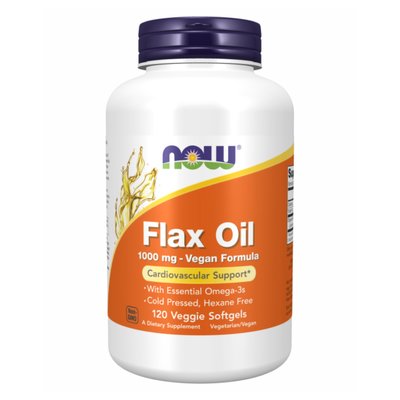 Flax Oil Org 1000mg - 120 vgels 2022-10-2381 фото