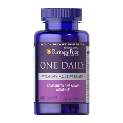 One Daily Women's Multivitamin - 100 caps 100-36-0766106-20 фото