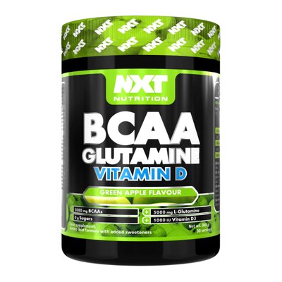 BCAA Glutamine Vitamin D3 - 360g Green Apple 2022-10-2704 фото