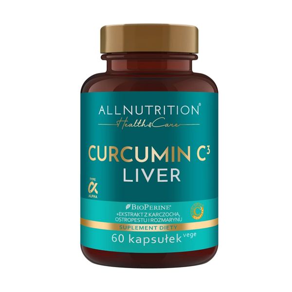 Рослинний комплекс з куркуміном, Health & Care Curcumin C3 Liver - 60 caps 2023-10-2322 фото