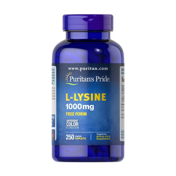 L-Лизин, L-Lysine 1000 mg - 250 caps 2023-10-2475 фото